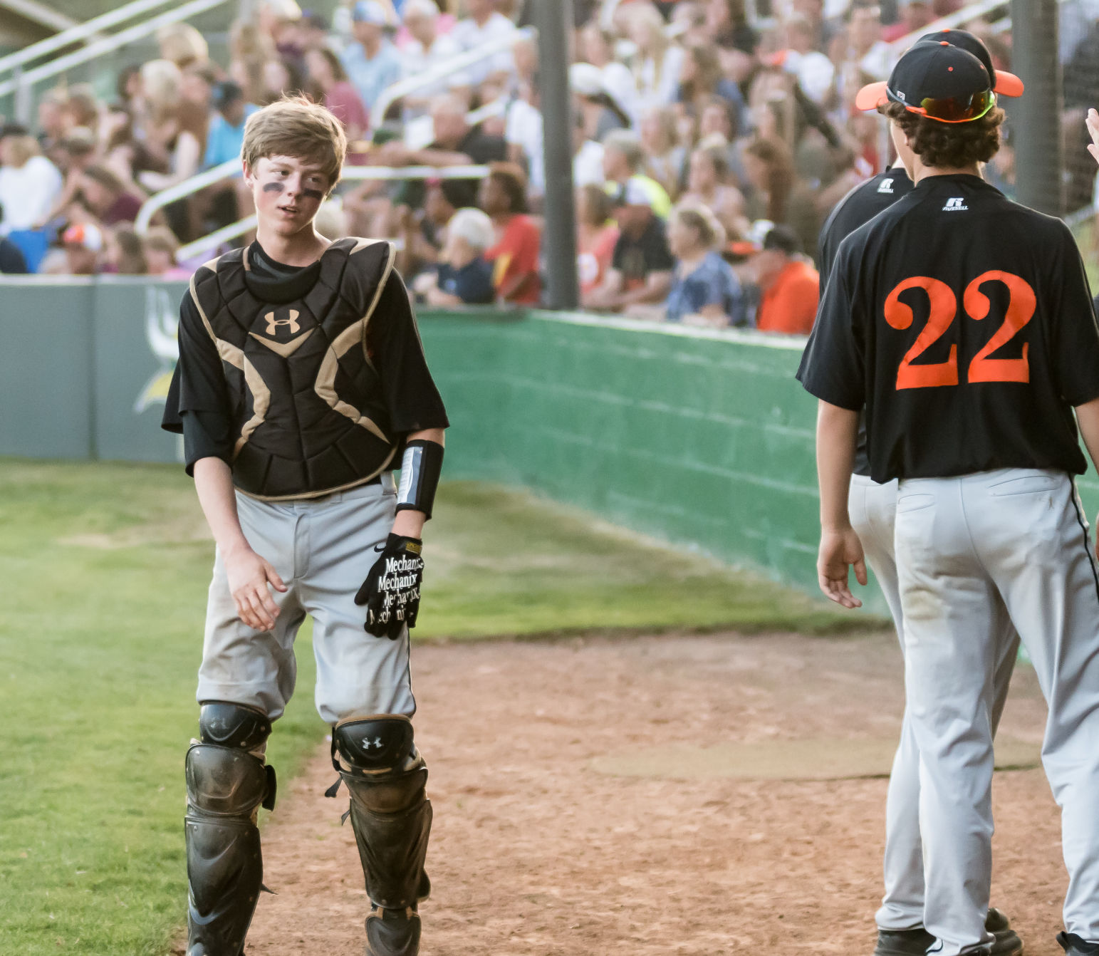 Friday night baseball action